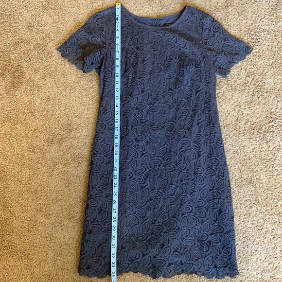 Deep Purple Ann Taylor Lace Dress - Picture 11 of 11